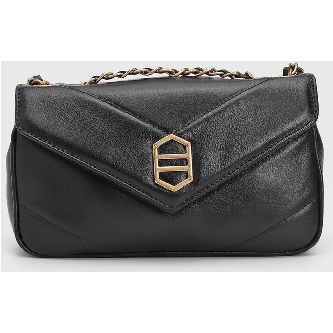 Bolsa Feminina Arezzo Média Corrente Preta