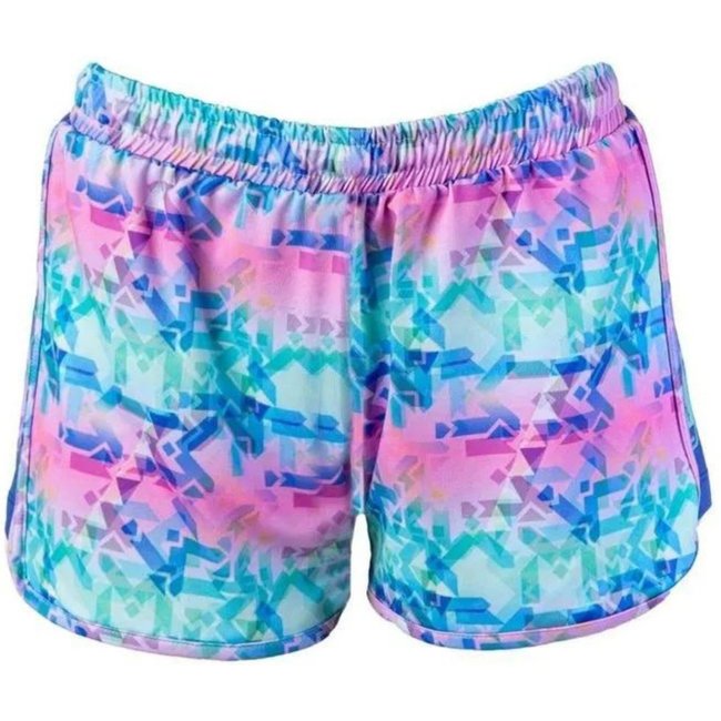 Shorts Feminino BT Series Mormaii Estampado Azul/Rosa