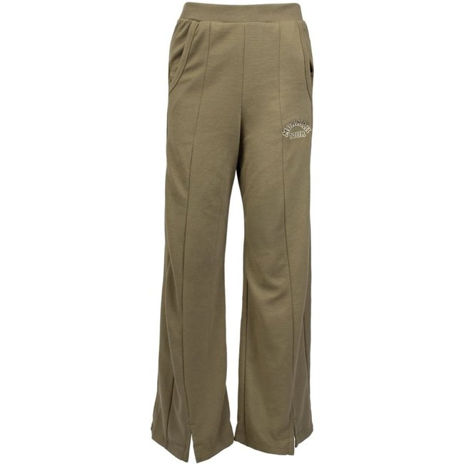 Calça Feminina Mormaii Wide Leg Moletom Verde Oliva