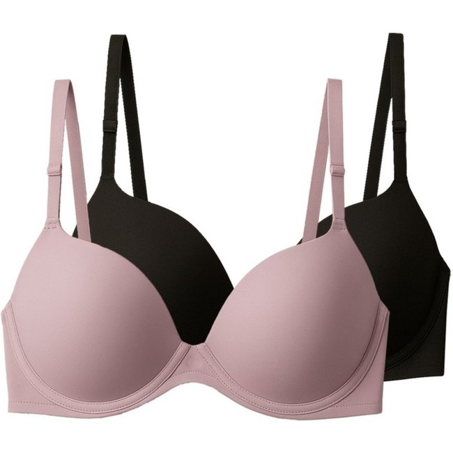 Kit com 2 Sutiãs com Aro e Bojo Push Up Liz 51690 Taça B