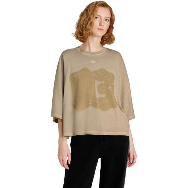 ADIDAS ORIGINALS WASHED GFX TEE adidas Originals Bege