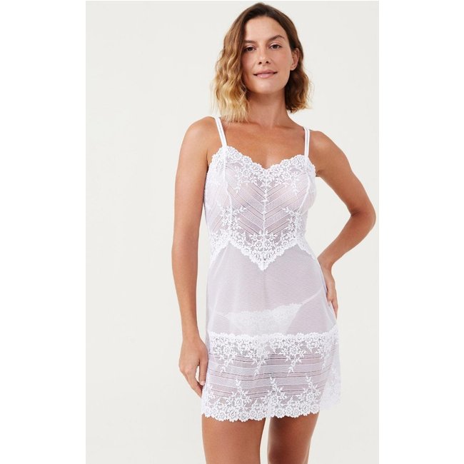 Camisola Curta Renda Embrace Lace Wacoal Branco