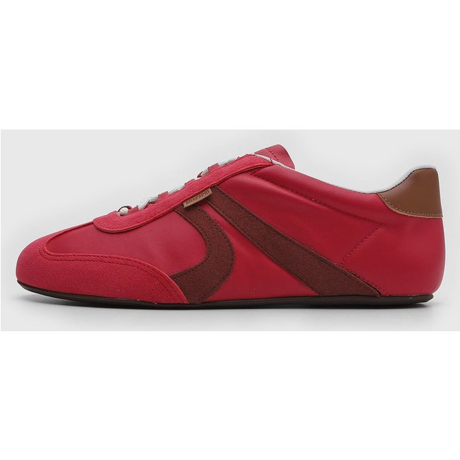 Tênis Feminino Anacapri Detalhe Camurça Vermelho