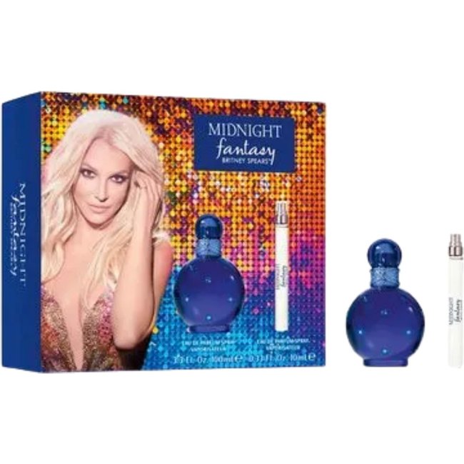 Britney Spears Kit Midnight Fantasy Edp 100 Ml + Travel Size 10Ml