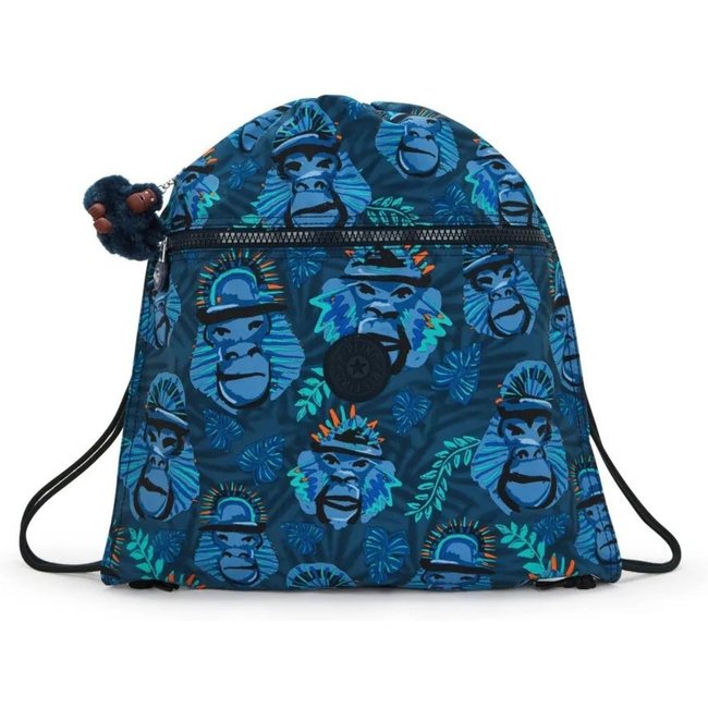 Mochila Kipling Supertaboo Blue Monkey Fun