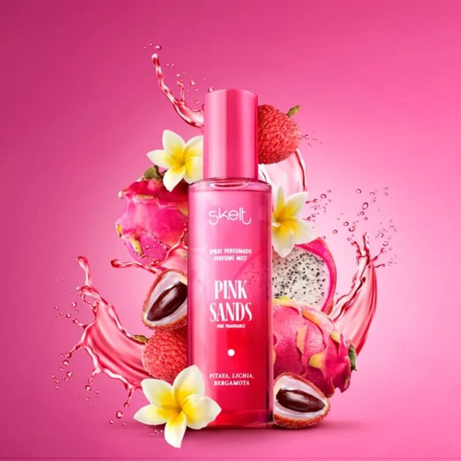 Skelt Spray Perfumado Pink Sands 100Ml - Rosa