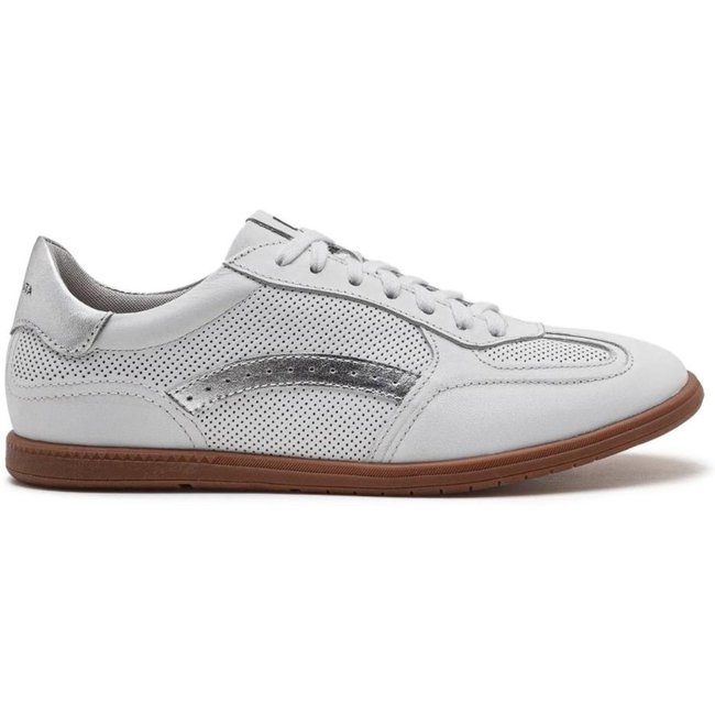 Tênis de Couro Democrata Feminino Olivia 657101 Branco
