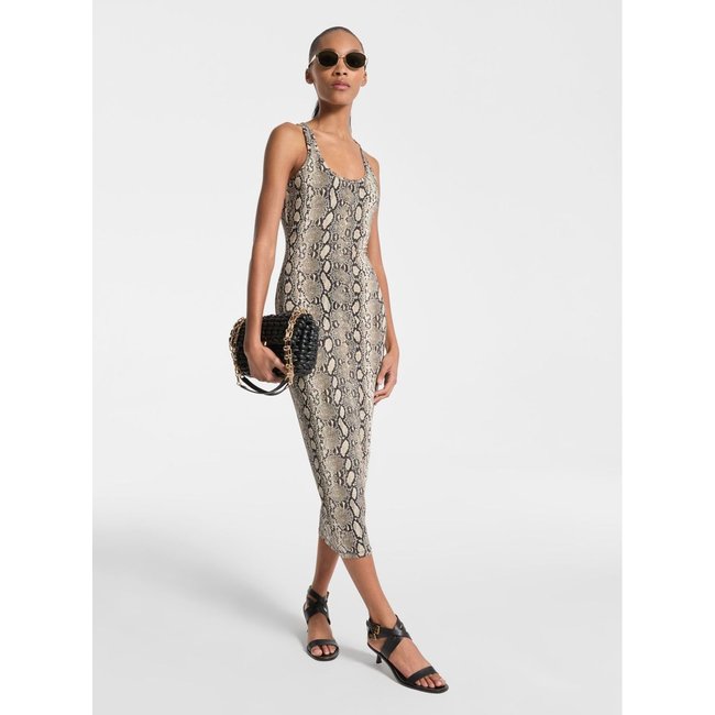 Vestido Midi Snake Viscose Mt58318hmc120