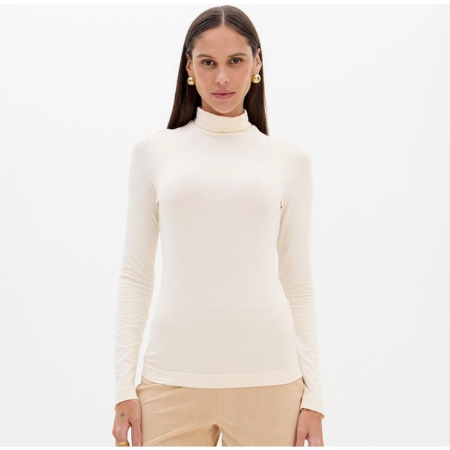 Blusa Lança Perfume Gola Alta Ou26 Off White Feminino