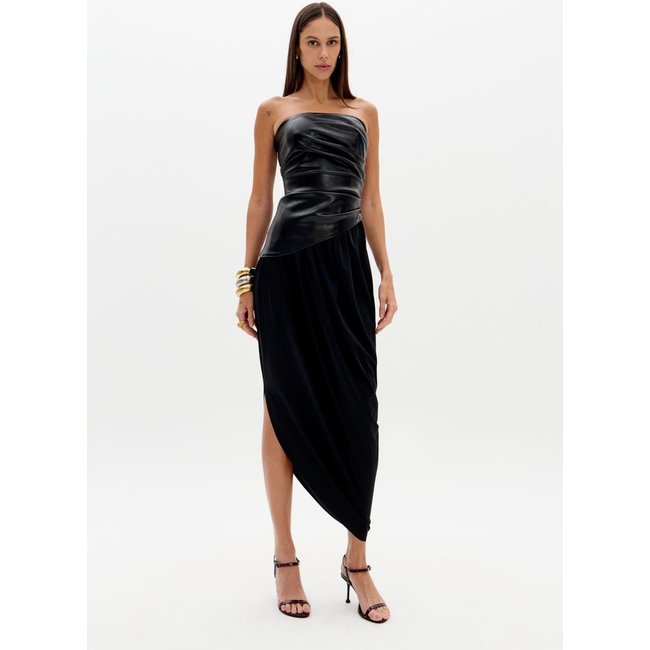 Vestido Super Midi Sem Alças Lança Perfume