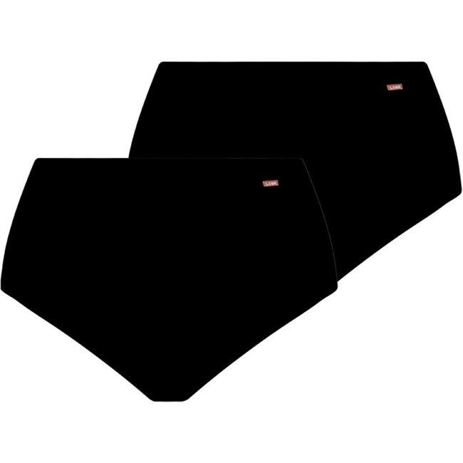 Kit com 2 Calcinhas Alta Loba 40351-001 Plus Size Preto