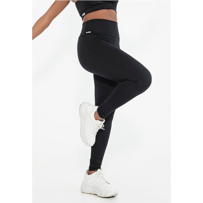 Calça Legging Grace Preta - Conforto e Estilo com Zero Transparência