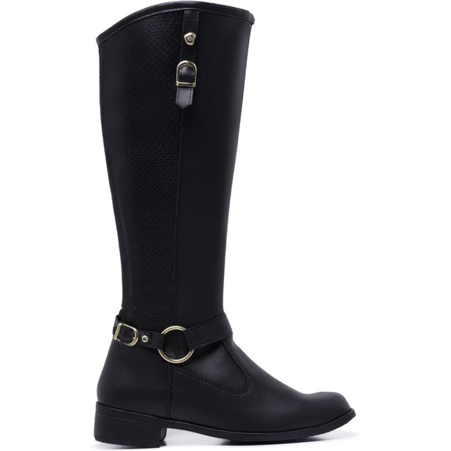 Bota Montaria Feminina Cano Longo Country Schiareli 11080 Preto