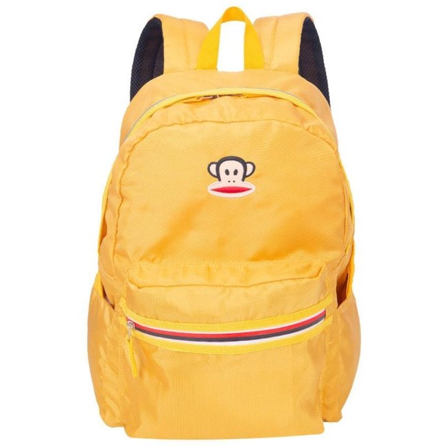 Infantil - Mochila Grande Paul Frank Customs - Amarelo Amarelo