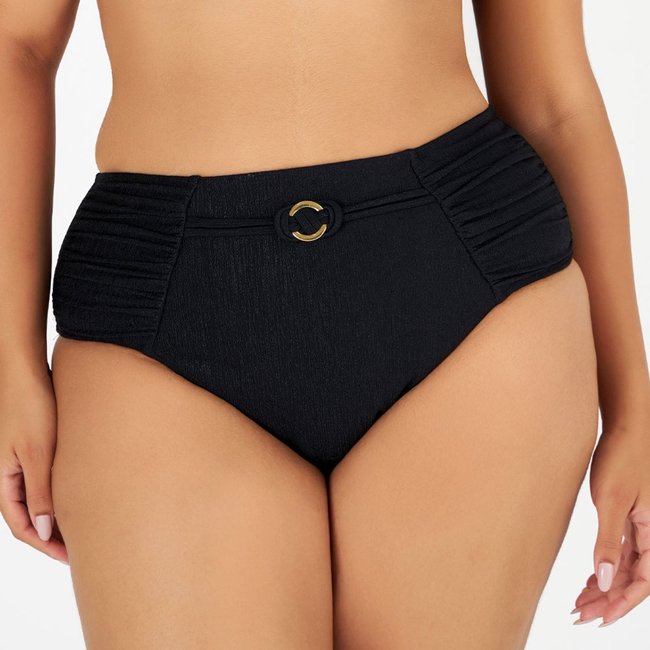 Calcinha Biquíni Zero Barriga Banho de Mar 623209 Preto