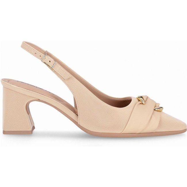 Sapato Slingback Irene Salto Alto Brule