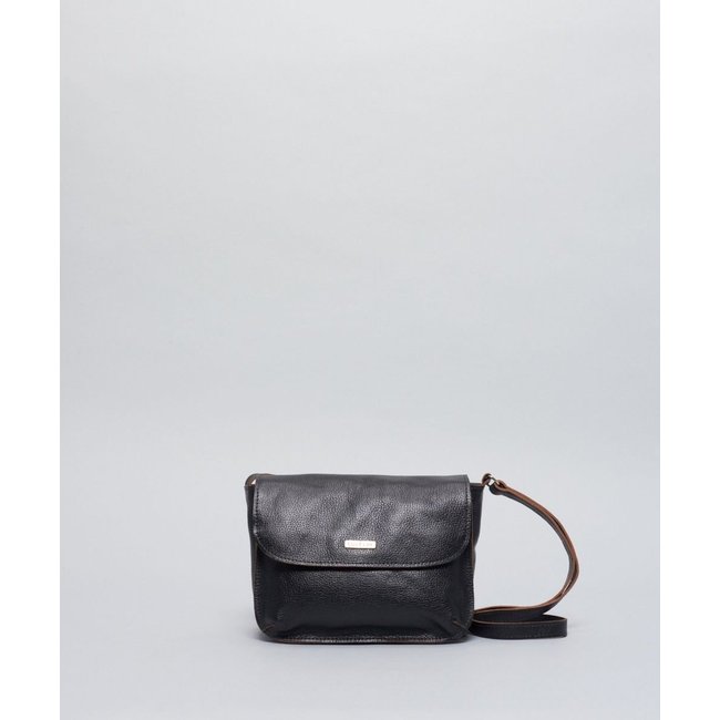 Bolsa p Couro Sabrina - Preto u - preto