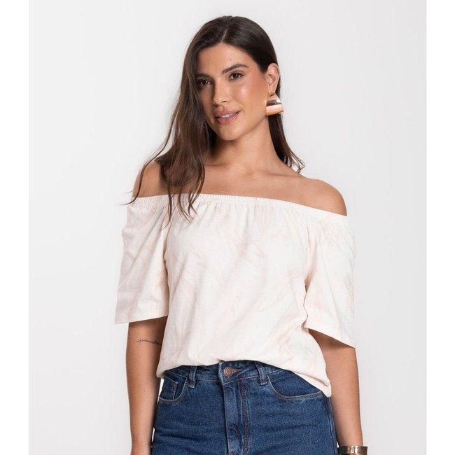 Blusa Feminina Ciganinha Infinita Cor Marrom