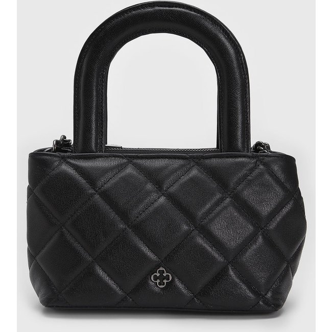 Bolsa Tiracolo Feminina Capodarte Alça Dupla Preta