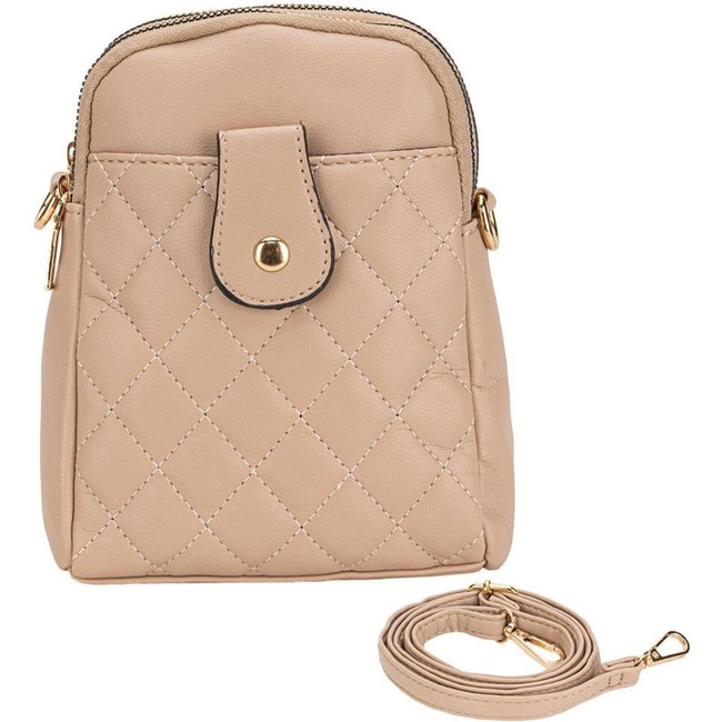 Bolsa Feminina Transversal Fuseco Wbft81007 A7938107 Bege