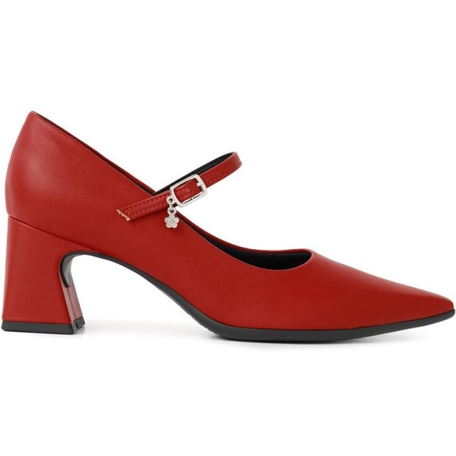 Scarpin Boneca Smurfs Salto Alto Vermelho