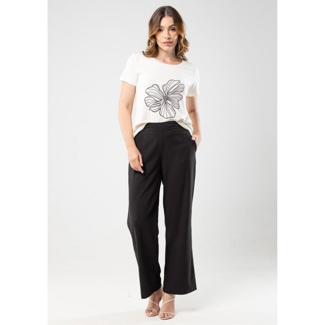 Calça Pau a Pique Crepe Preto PRETO - PP Pau a Pique