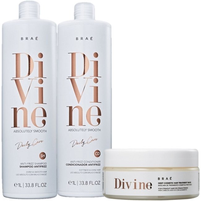 Kit BRAE Divine Hidratacao Capilar (3 Produtos)