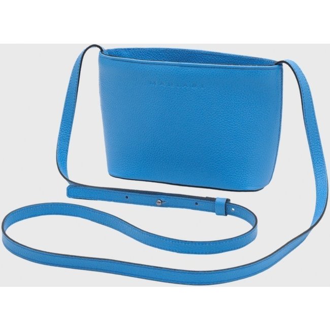 Bolsa de Couro Transversal Mariart Mini Cristal Caribe