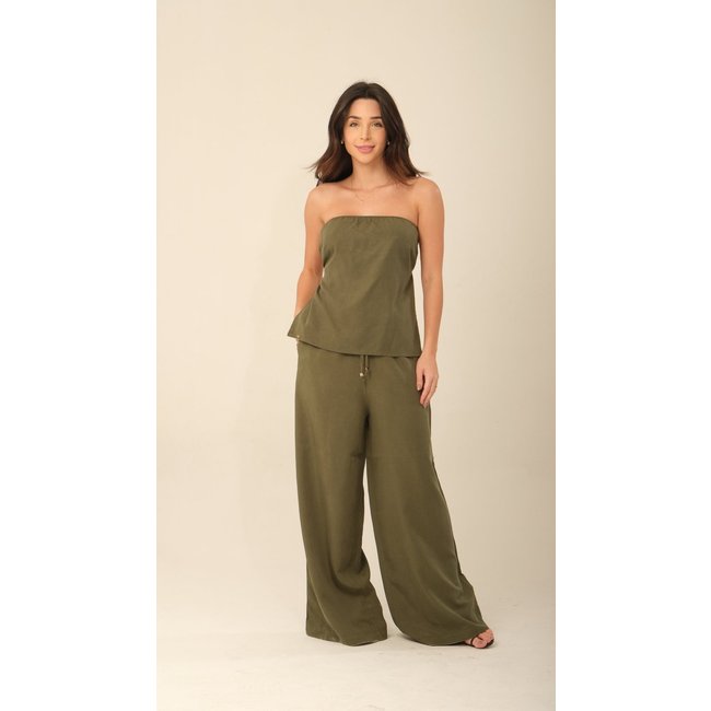 Calça Pantalona Verdejar Verde