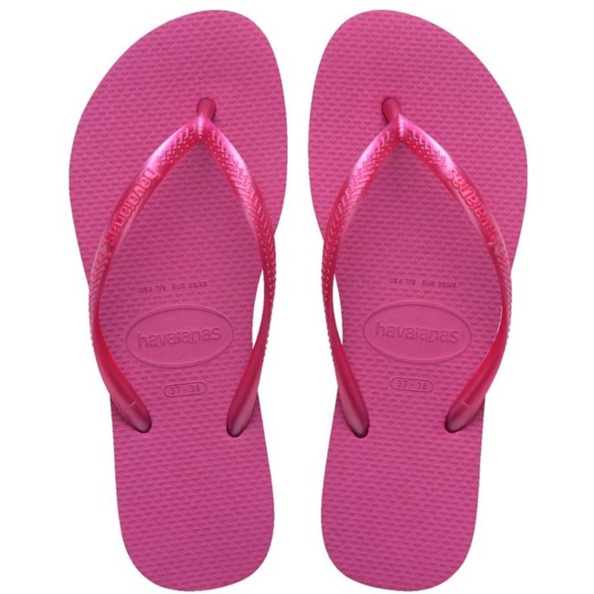 Chinelo Feminino Havaianas Slim Rosa/Gum Rosa