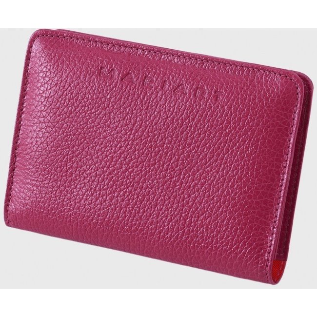 Carteira de Couro Mariart Garnet Magenta
