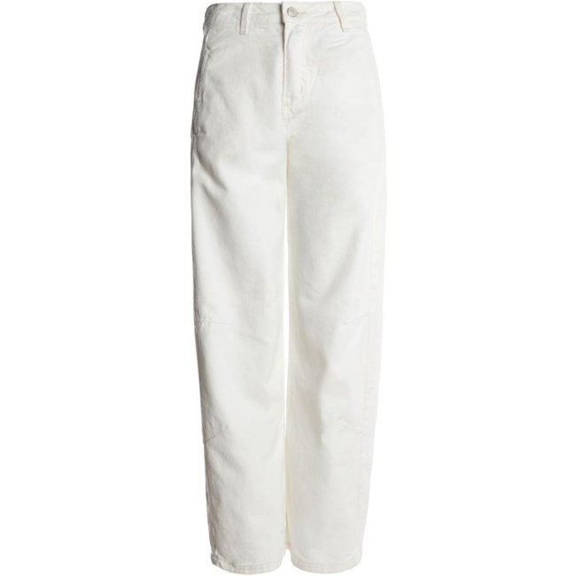 Calça Sarja Barrel Sawary Feminina OFF WHITE