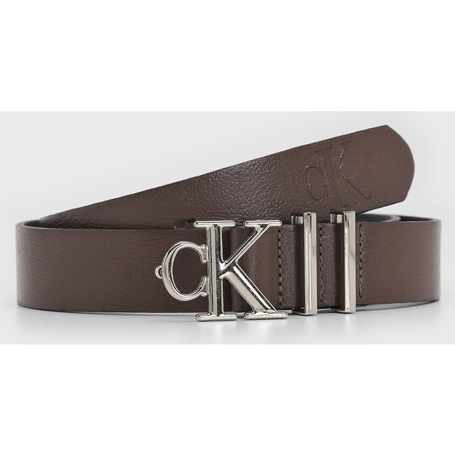 Cinto Feminino Calvin Klein Fivela Logo Café
