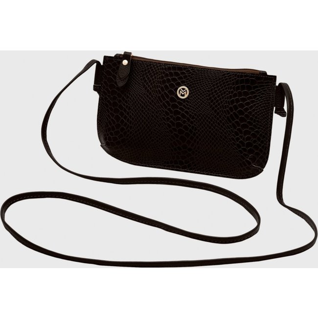 Bolsa Transversal Couro Mariart 201A Café