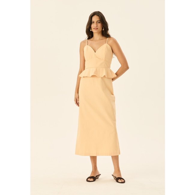 Vestido Midi Peplum