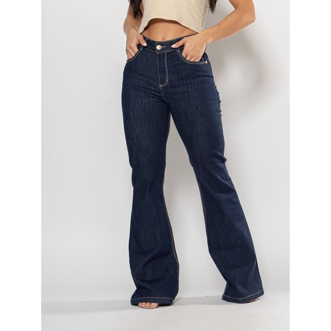 Calça Jeans Feminina Flare Crocker - 50894