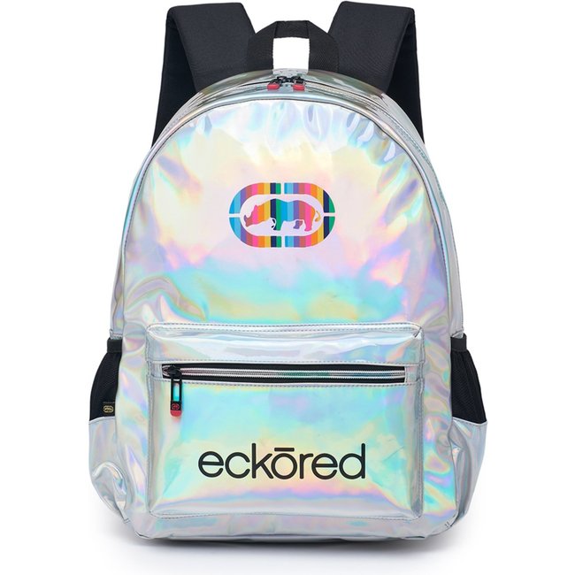 Mochila Ecko Moda Feminina Reforçada Fashion Moderna Prata