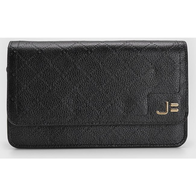 Bolsa Feminina Jorge Bischoff Pequena Texturizada Preta