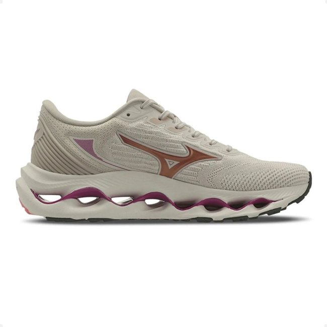 Tênis Running Feminino Mizuno Wave Legend 4 Bege