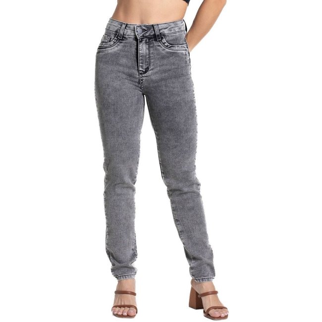 Calça Jeans Sawary Levanta Bumbum - 282109 - Preto - Sawary