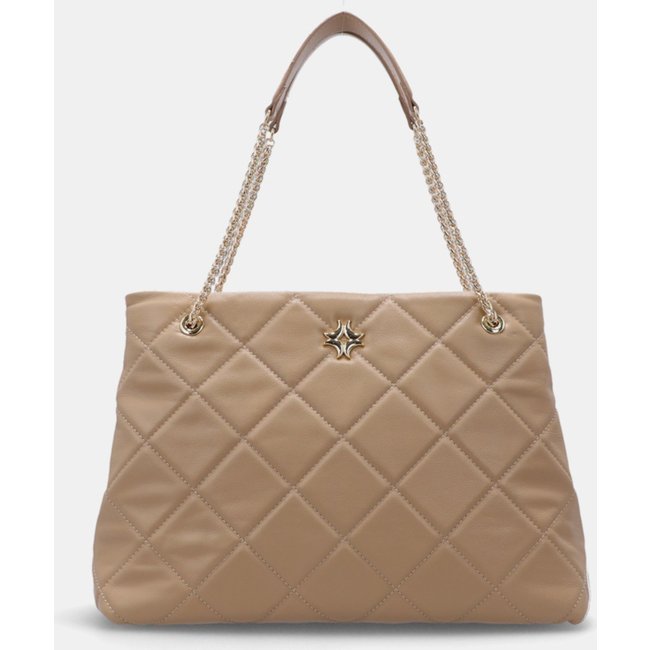 Bolsa Shopping Extra Grande Saara - 2000583 Luz Da Lua Bege