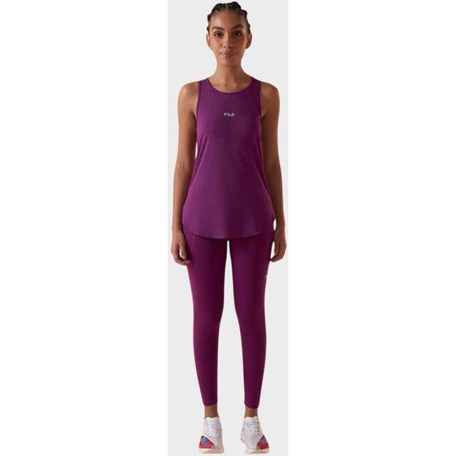 Calça Legging Fila Racer Feminina Roxo
