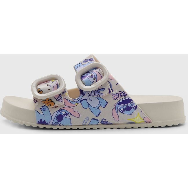 Rasteira Feminina Melissa Stitch Aberta Off-White