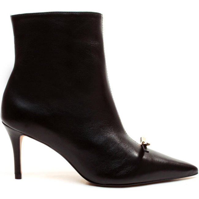 Bota Couro Preto Cano Curto Cecconello 2658010-1