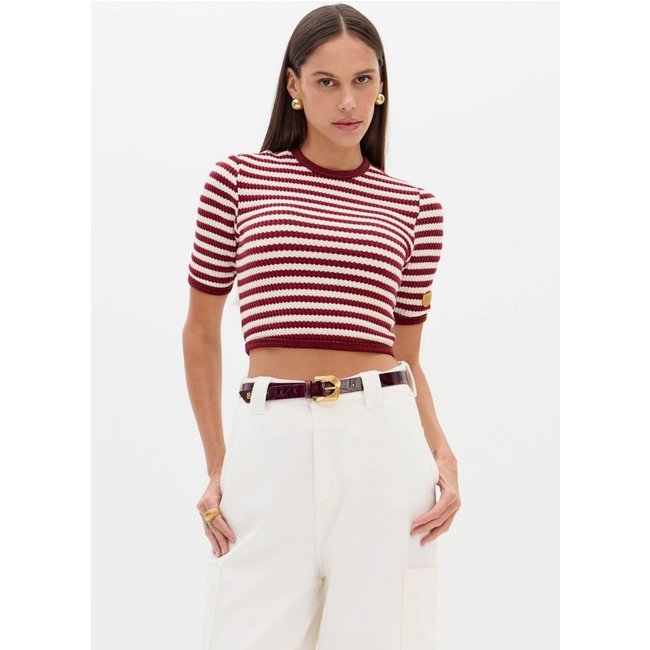 Blusa Cropped Manga Curta Lança Perfume