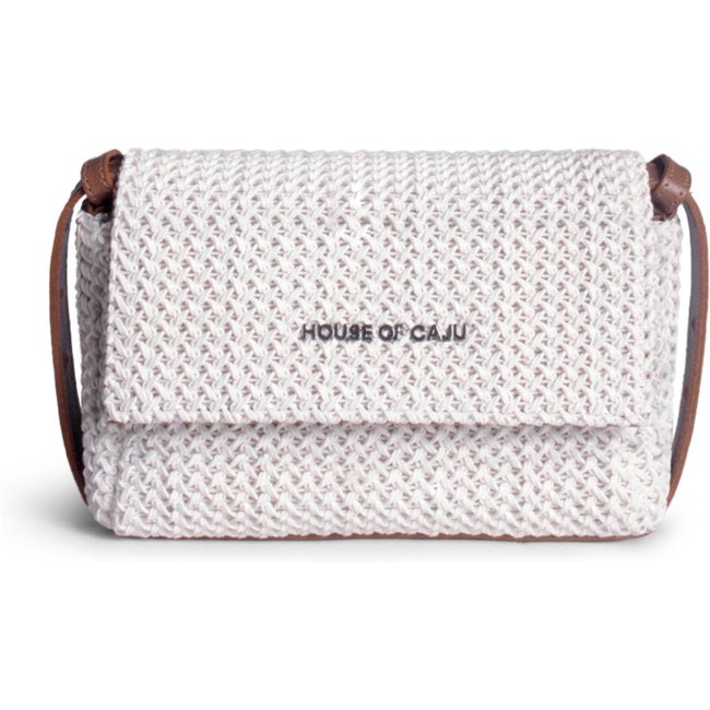 BOLSA FEMININA EM COURO TIRACOLO CARAMELO "DINAH MIDHAT SERRI"""