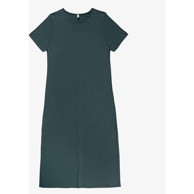 Vestido Feminino Midi Plus Size Infinita Cor Verde