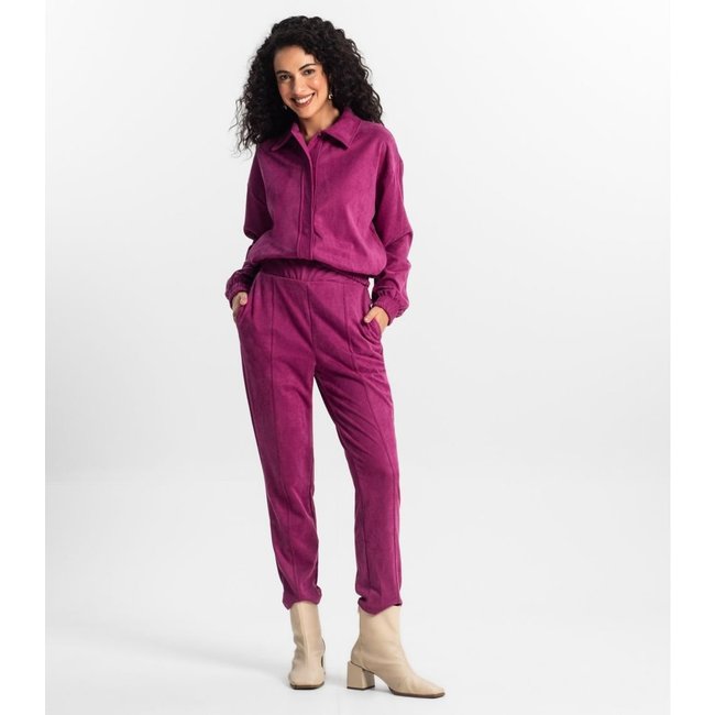Calça Suede Feminina Rovitex Roxo
