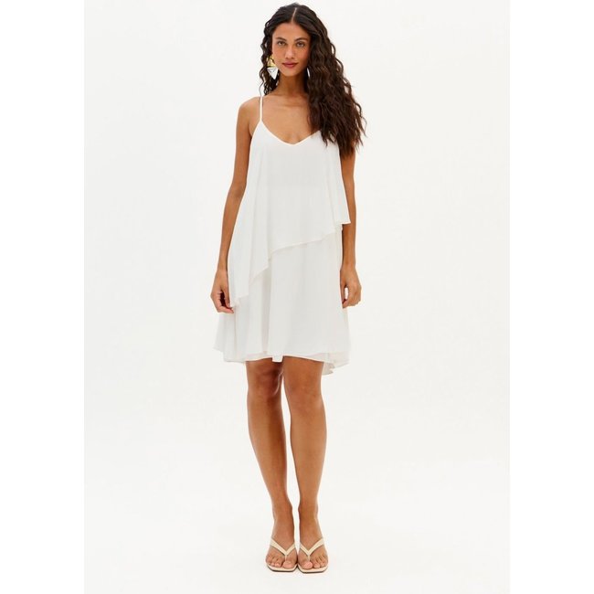 Vestido Curto Com Alças e Camadas My Favorite Things