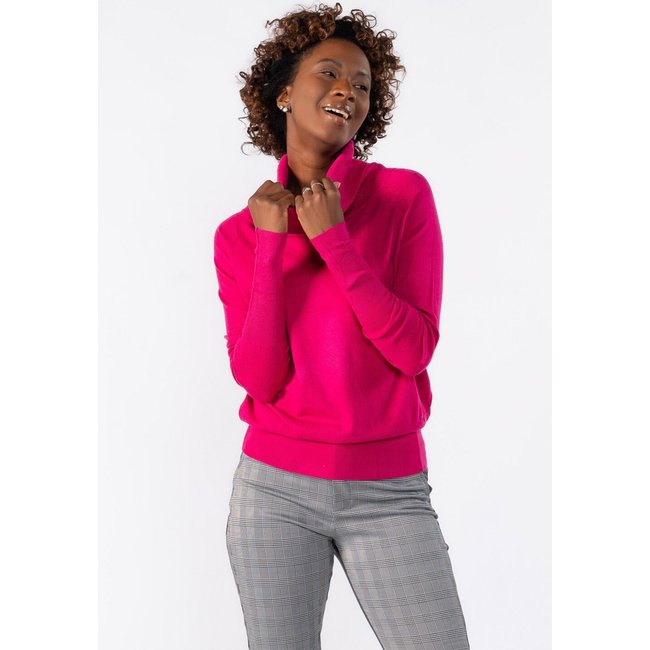 Blusa Lamis cacharrel detalhe canelado Rosa